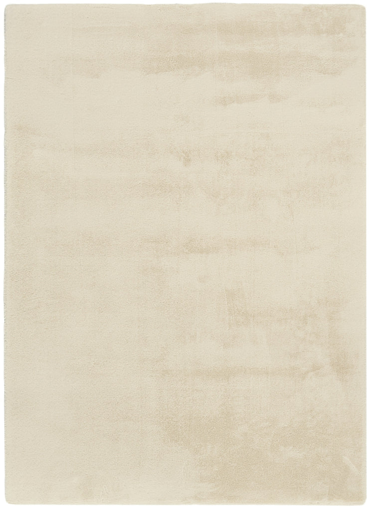 Nourison Soft Plush Rabbit Fur SFF01 Beige Area Rug main image