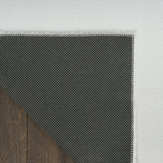 Nourison Soft Plush Rabbit Fur SFF01 Silver Area Rug Detail Image