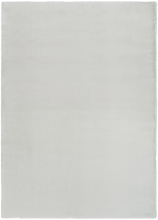 Nourison Soft Plush Rabbit Fur SFF01 Silver Area Rug main image