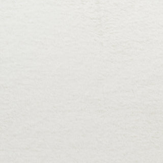 Nourison Soft Plush Rabbit Fur SFF01 White Area Rug Corner Image