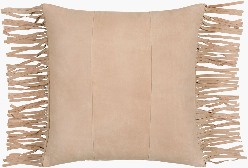 Surya Suede Fringe SFG-001 Tan main image