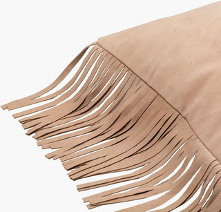 Surya Suede Fringe SFG-001 Tan Corner Shot