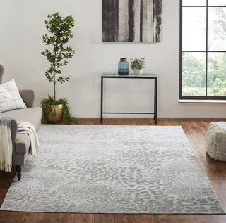 N Natori Serengeti SG-626 Grey Leopard Area Rug Lifestyle Image Feature