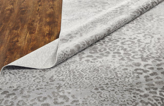 N Natori Serengeti SG-626 Grey Leopard Area Rug