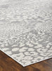 N Natori Serengeti SG-627 Light Grey Leopard Area Rug by Natori