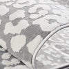 N Natori Serengeti SG-627 Light Grey Leopard Area Rug by Natori