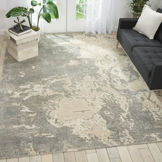 Nourison Silk Shadows SHA17 Sand Area Rug by Reserve Collection