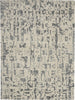 Nourison Silk Shadows SHA19 Ivory/Grey Area Rug by Reserve Collection