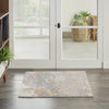 Nourison Silk Shadows SHA20 Silver Area Rug by Reserve Collection