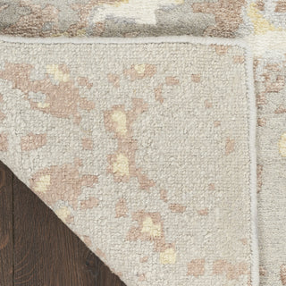 Nourison Silk Shadows SHA20 Silver Area Rug by Reserve Collection