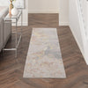 Nourison Silk Shadows SHA20 Silver Area Rug by Reserve Collection
