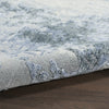 Nourison Silk Shadows SHA21 Blue/Sky Area Rug by Reserve Collection