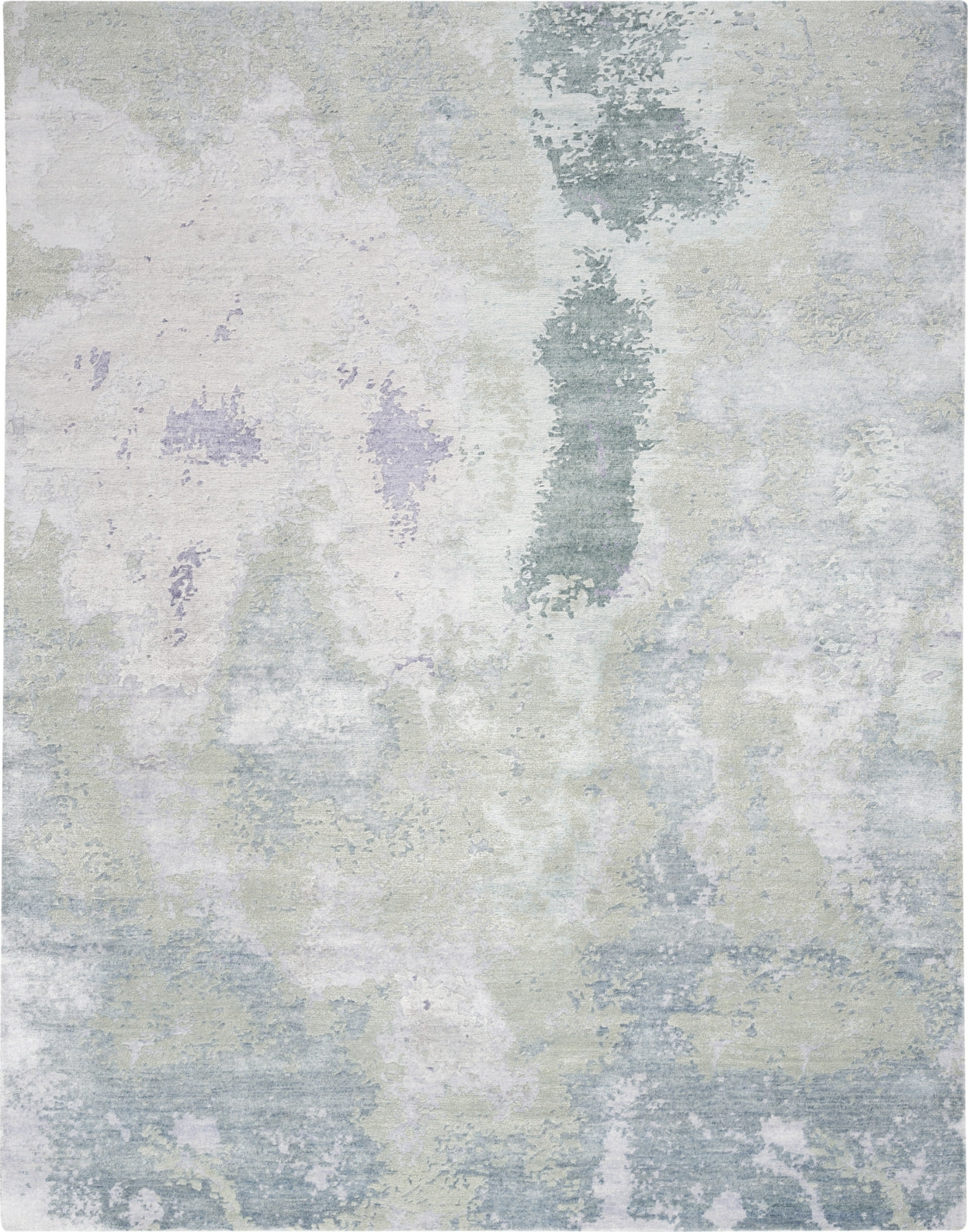 Nourison Silk Shadows SHA22 Blue/Green Area Rug by Reserve Collection