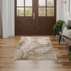 Nourison Silk Shadows SHA24 Beige Silver Area Rug by Reserve Collection Swatch Image