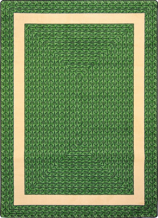 Joy Carpets Kid Essentials Sharing Circle Green Area Rug