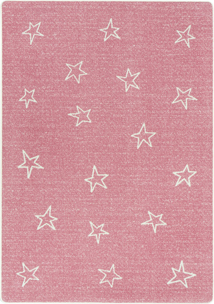 Joy Carpets Claremont Kids Shine On Blush Area Rug