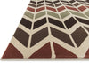 Loloi Shelton HSH01 Brown / Multi Area Rug Corner Shot