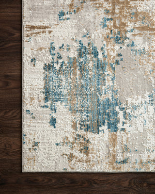 Loloi Sienne SIE-04 Ivory/Gold Area Rug Corner Image
