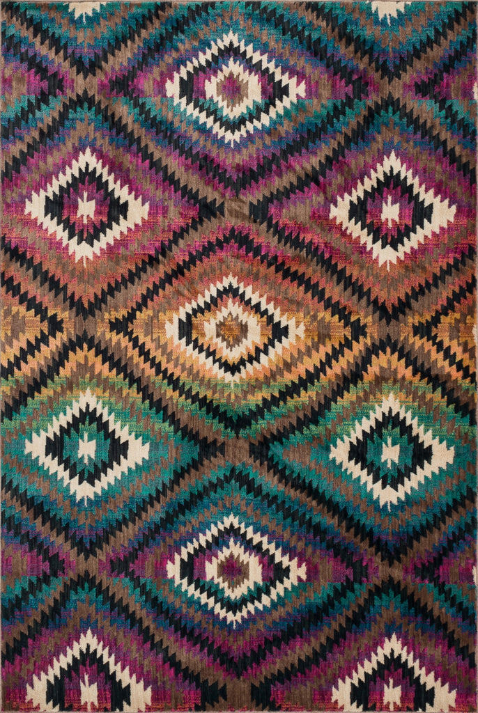 Loloi Sierra SB-01 Brown / Multi Area Rug main image