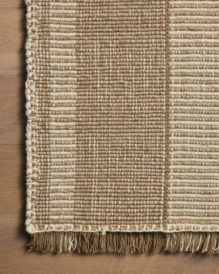 Loloi Sigrid SIG-01 Brown / Ivory Area Rug Corner Image
