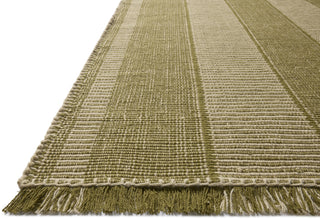 Loloi Sigrid SIG-01 Green / Ivory Area Rug Corner Image