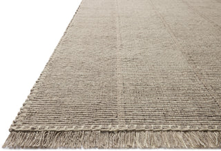 Loloi Sigrid SIG-02 Ash / Ivory Area Rug Corner Image