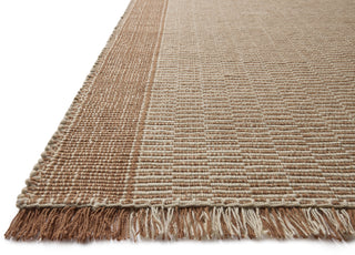 Loloi Sigrid SIG-04 Cinnamon / Ivory Area Rug Corner Image