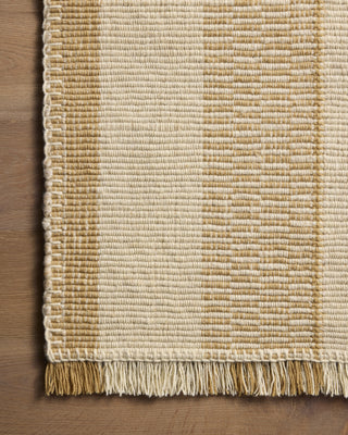 Loloi Sigrid SIG-05 Yellow / Ivory Area Rug Corner Image