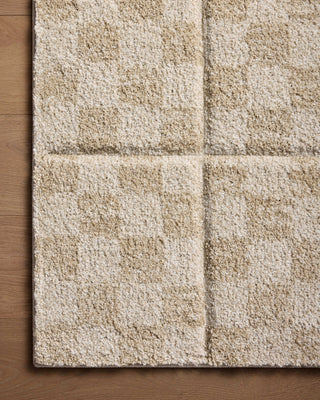 Silas SLA-01 Beige pink Area Rug by Loloi Corner Image