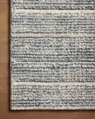 Silas SLA-03 Beige blue Area Rug by Loloi Corner Image