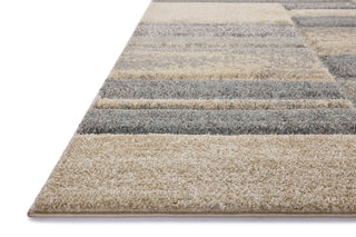 Silas SLA-07 Beige blue Area Rug by Loloi Corner Image