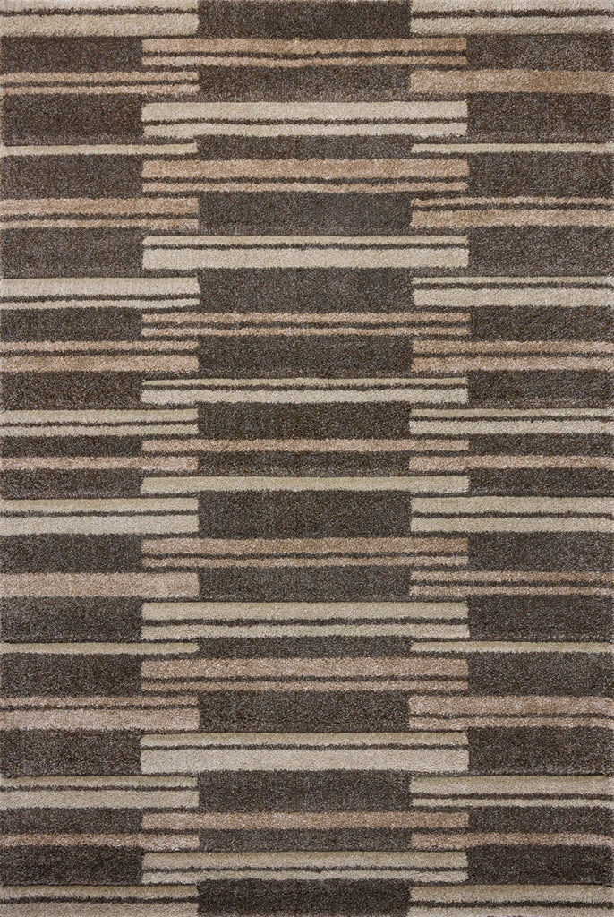 Silas SLA-08 Beige brown Area Rug by Loloi main image