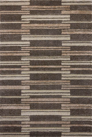 Silas SLA-08 Beige brown Area Rug by Loloi main image