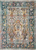 Loloi Silvia SIL-01 Stone/Teal Area Rug by Justina Blakeney Main Image