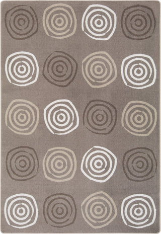 Joy Carpets Kid Essentials Simply Swirls Neutral Area Rug