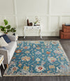 Ancient Boundaries Sena Color SEN-1182 Blue Area Rug Lifestyle Image Feature