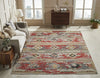 Ancient Boundaries Sena Color SEN-1191 Red Area Rug Lifestyle Image Feature