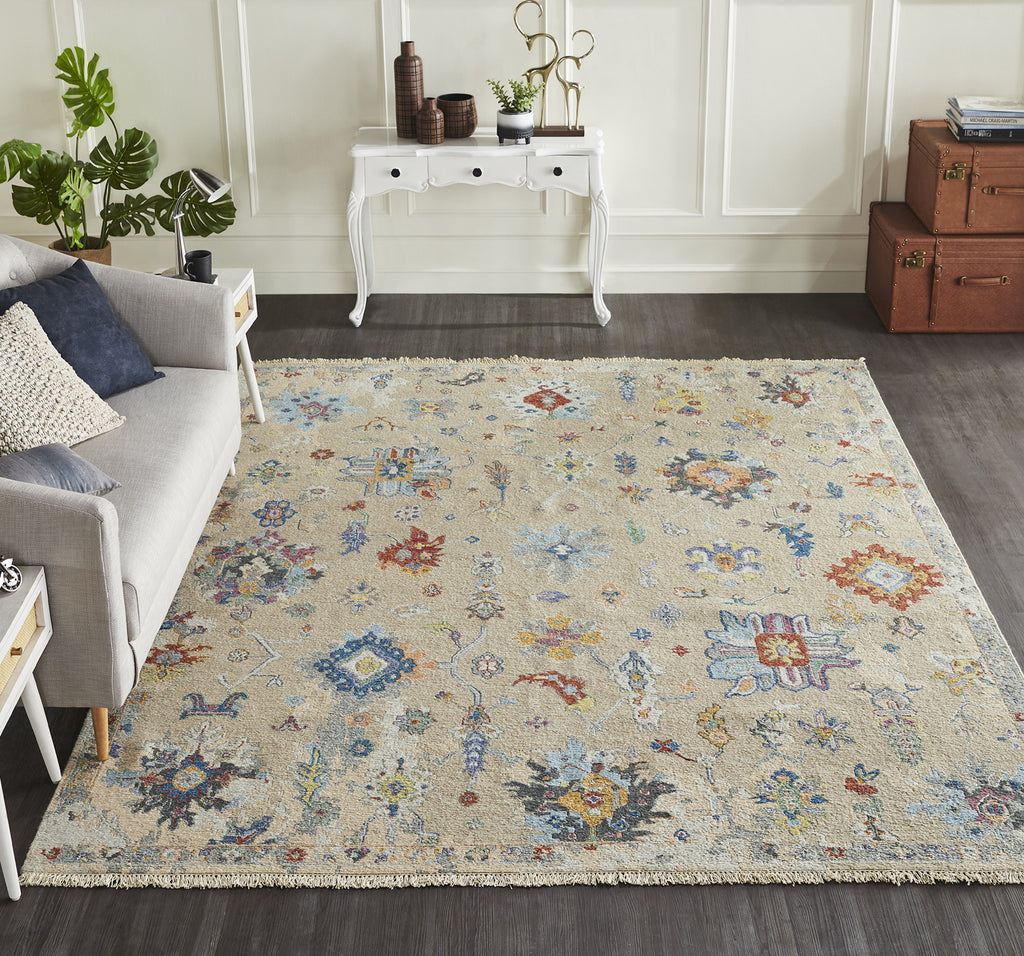 Ancient Boundaries Sena Color SEN-1180 Beige Area Rug Lifestyle Image Feature