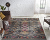 Ancient Boundaries Sena Color SEN-1185 Black Area Rug Lifestyle Image Feature