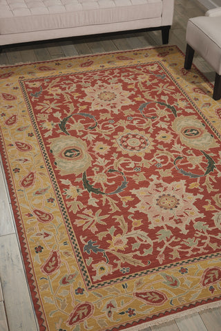 Nourison Nourmak SK40 Rust Area Rug Corner Image
