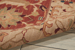 Nourison Nourmak SK71 Rust Area Rug Corner Image