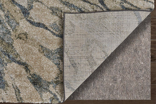 Feizy Skyview 39Q8F Gray/Green/Ivory Area Rug Detail Image