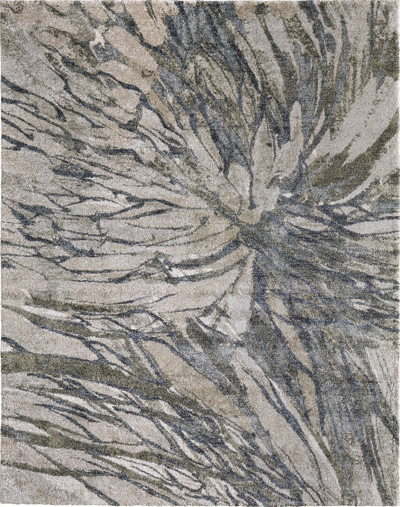 Feizy Skyview 39Q8F Gray/Green/Ivory Area Rug main image