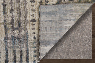 Feizy Skyview 39QBF Gray/Black/Ivory Area Rug Detail Image