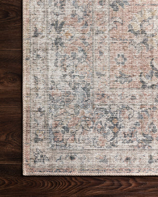 Loloi Skye SKY-01 Blush/Grey Area Rug Corner Image
