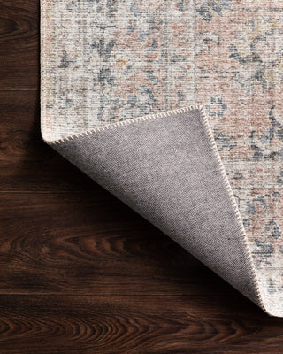 Loloi Skye SKY-01 Blush/Grey Area Rug Backing Image