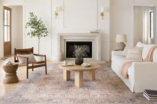 Loloi Skye SKY-01 Blush/Grey Area Rug Lifestyle Image Feature