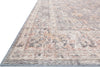 Loloi II Skye SKY-01 Grey/Apricot Area Rug Corner Image