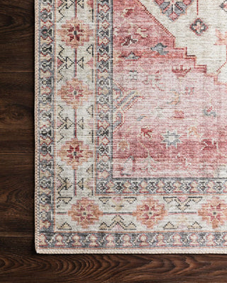 Loloi II Skye SKY-02 Ivory/Berry Area Rug Lifestyle Image Feature