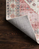 Loloi II Skye SKY-02 Ivory/Berry Area Rug Lifestyle Image Feature